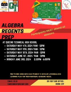 Algebra Regents Prep
